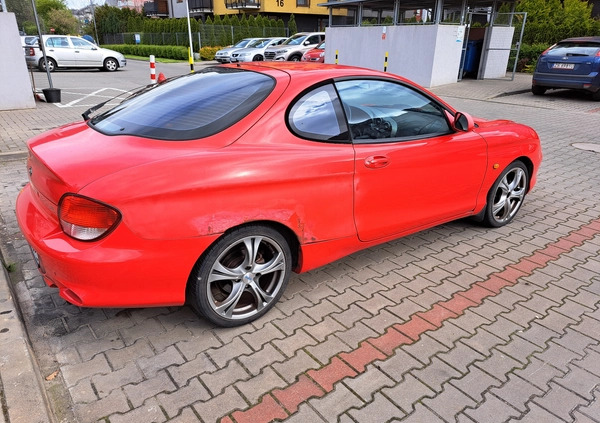 Hyundai Coupe cena 3999 przebieg: 188000, rok produkcji 1999 z Szczecin małe 781